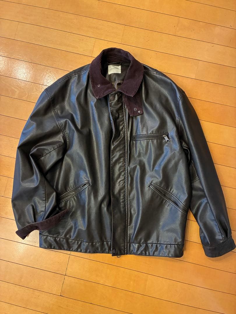 FREAK'S STORE ダークブラウン レザーワークジャケット