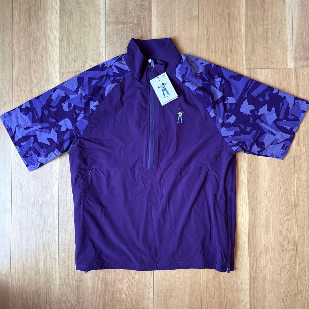 SS 1/2 ZIP NYLON WIND SHIRT /半袖ウィンドブレーカー