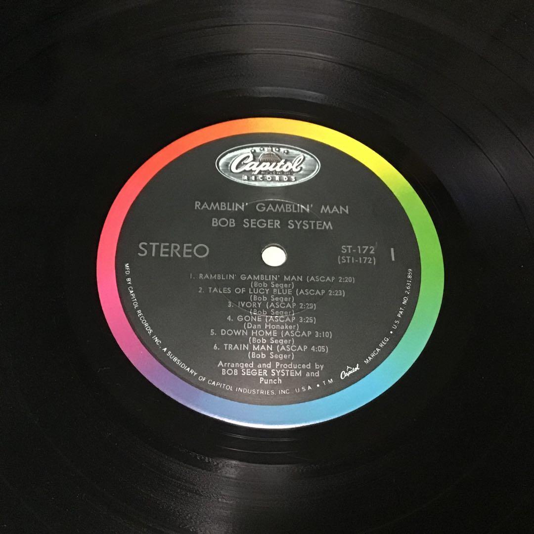 洋楽 BOB SEGER SYSTEM / RAMBLIN'GAMBLIN' MAN