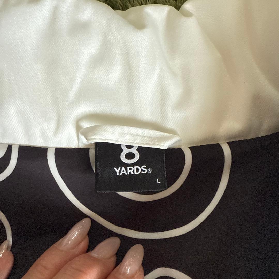 8 YARDS フード付きダウン ホワイト