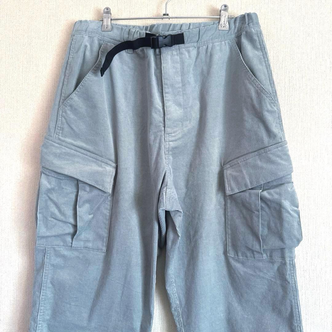 【美品】スタブリッジ　コーデュロイカーゴパンツ　裾部ドローコード　Lサイズ