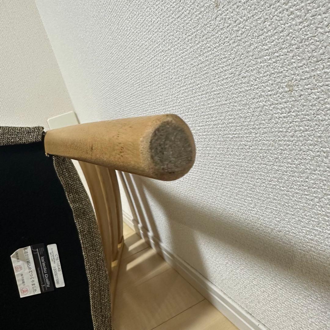 karimoku カリモク ダイニングチェア CT6105 肘無し 布張り