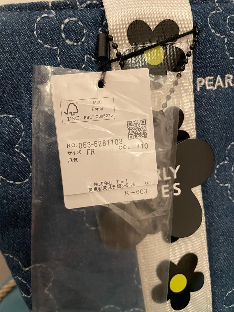 PEARLY GATES 【新品未使用タグ付】フラワーキルティングカートバック