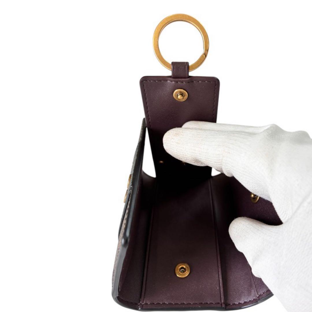 Yumi様 新品✨COACHコーチキーケース 6連ホースアンドキャリッジブラウン