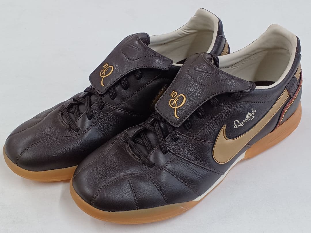 Nike Tiempo Guri IC 27cm ブラウン フットサル シューズ