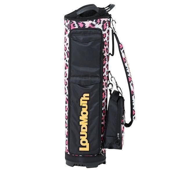 新品 LOUDMOUTH ラウドマウス キャディバッグ ピンクレオパード