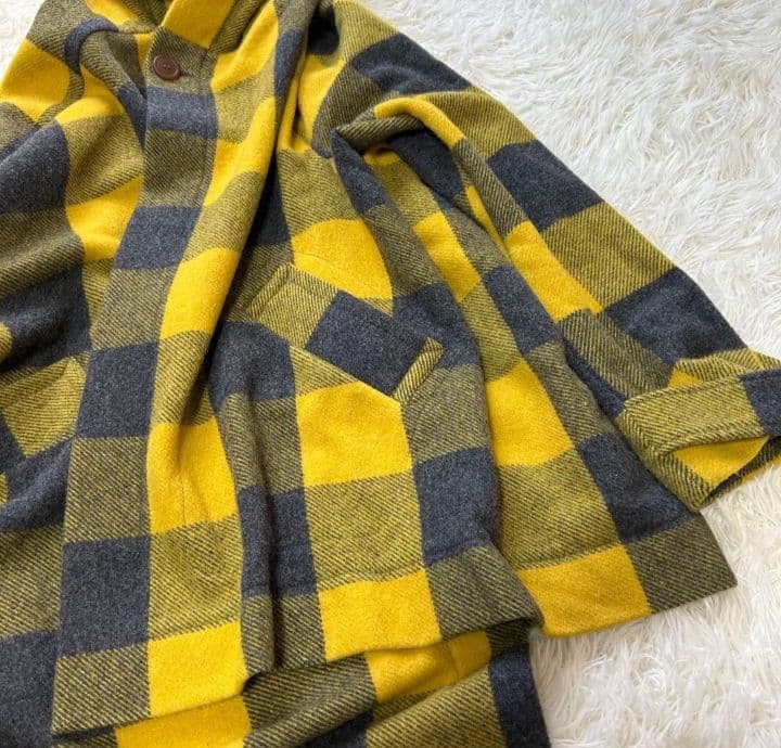 Vivienne Westwood MAN 22AW ブランケットチェックケープ