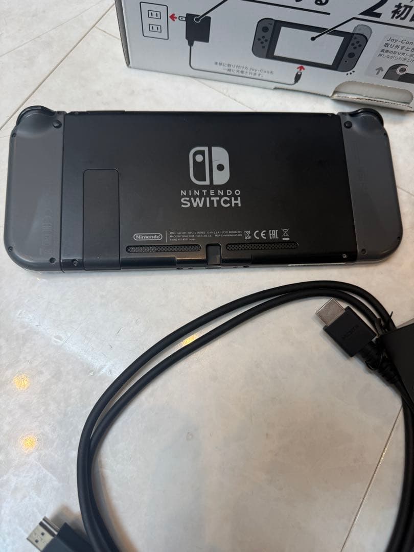 ゆNintendo Switch 本体 グレー ブラック