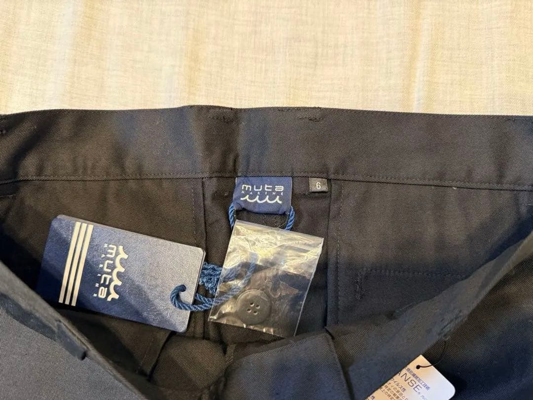 MUTA/MARINE ブラックパンツ 新品タグ付き6/LL