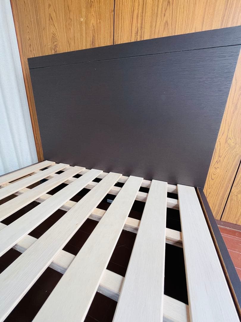 FranceBed フランスベッド ベッドフレーム シングル ダークブラウン