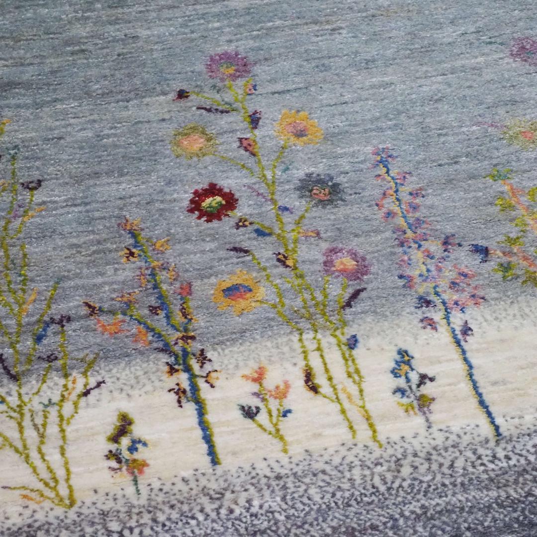 Zollanvari 花柄グラデーション　198×143ｃｍ（カシュクリ）