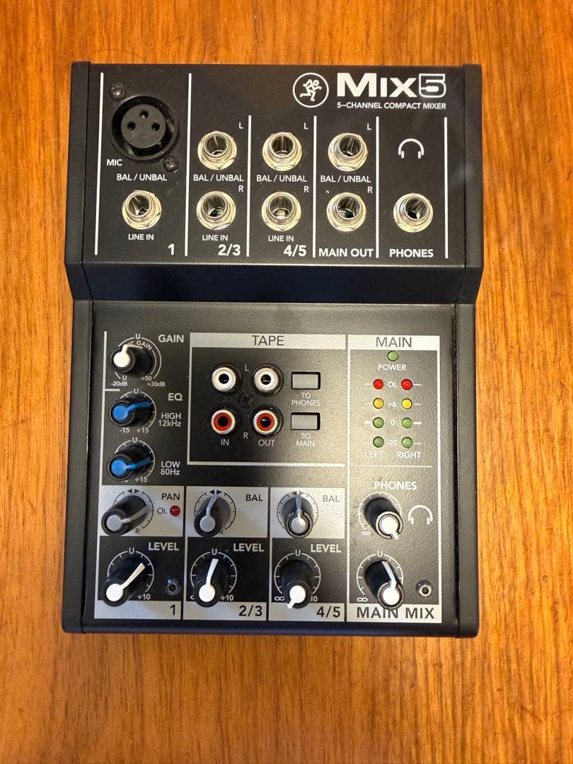 MACKIE マッキー MIX5 コンパクト ミキサー