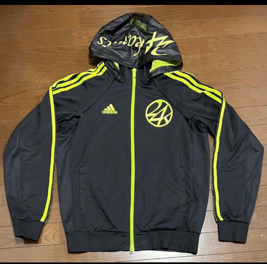 adidas 24karats コラボ ジャージ 蛍光 アディダス ダンス　L