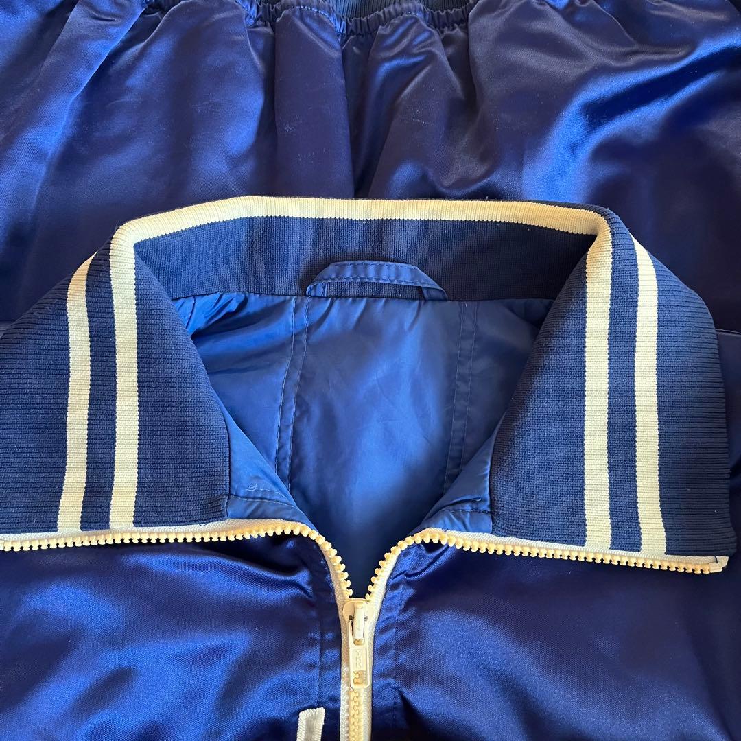 美品　超希少　ドジャース　サテンスタジャン　Lサイズ　80S MIZUNOミズノ