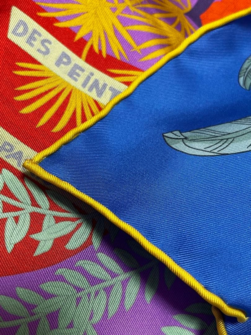 HERMES カレ 90 ダブルフェイス シルクスカーフ