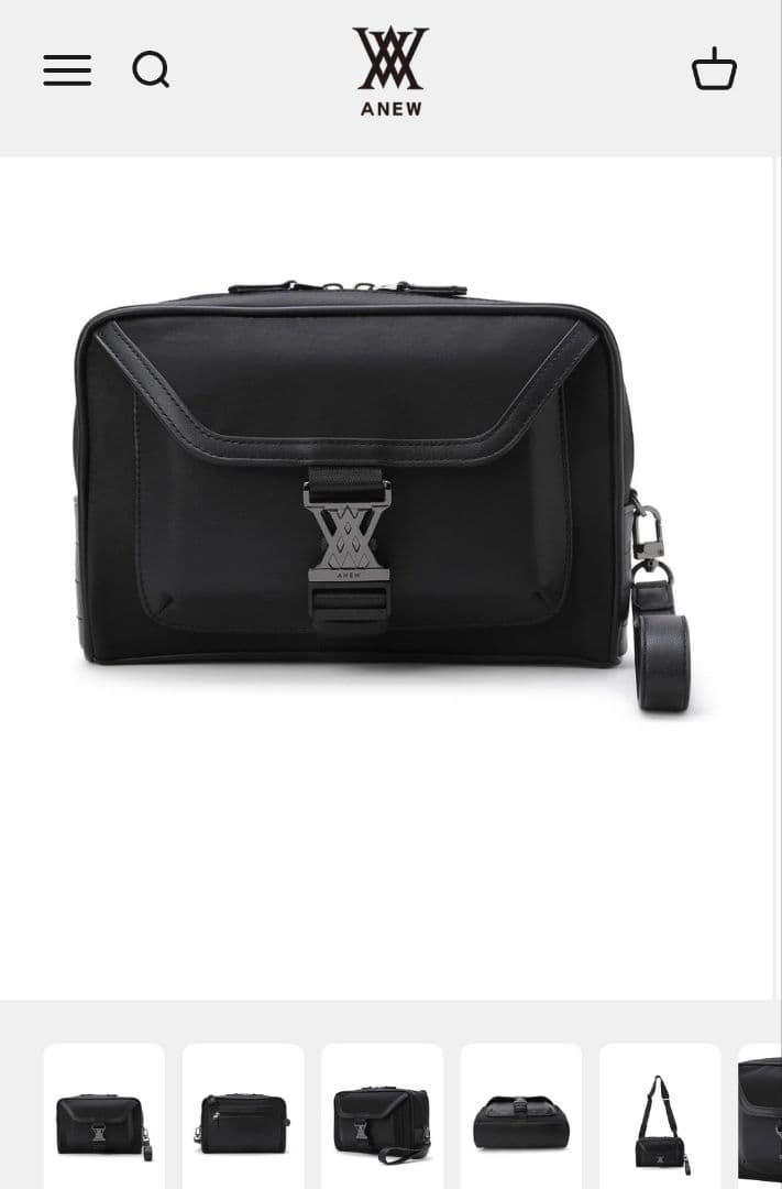 ANEW Unisex　Utility　Bag　ブラック