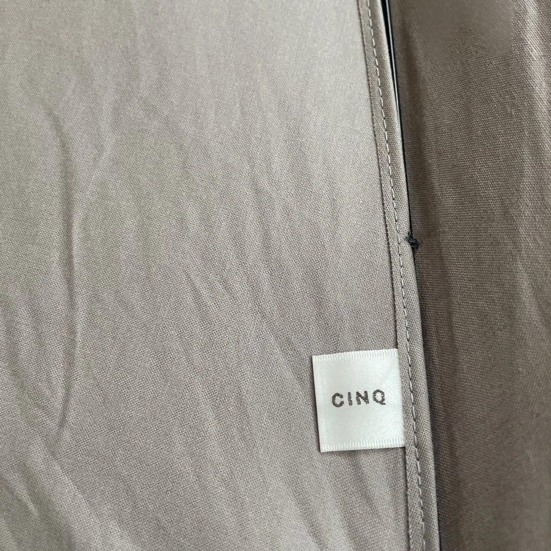 美品 日傘 晴雨兼用傘 サンク CINQ グレー 折りたたみ