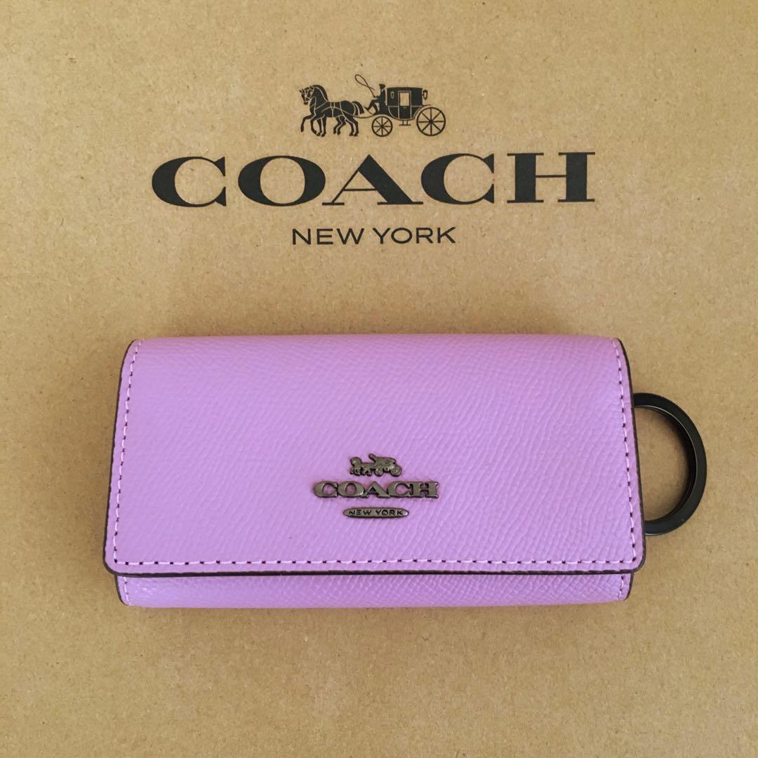 新品★コーチ COACH 定価17,600円 レザー 6連キーケース