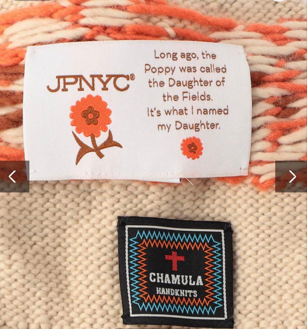 チャムラ　ニット帽　Double Cuff Cap JPNYC Poppy