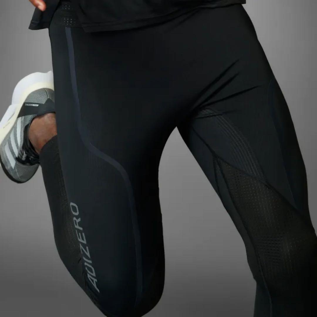 送料無料 新品adidas ADIZERO ランニング ロングレギンス 3XL