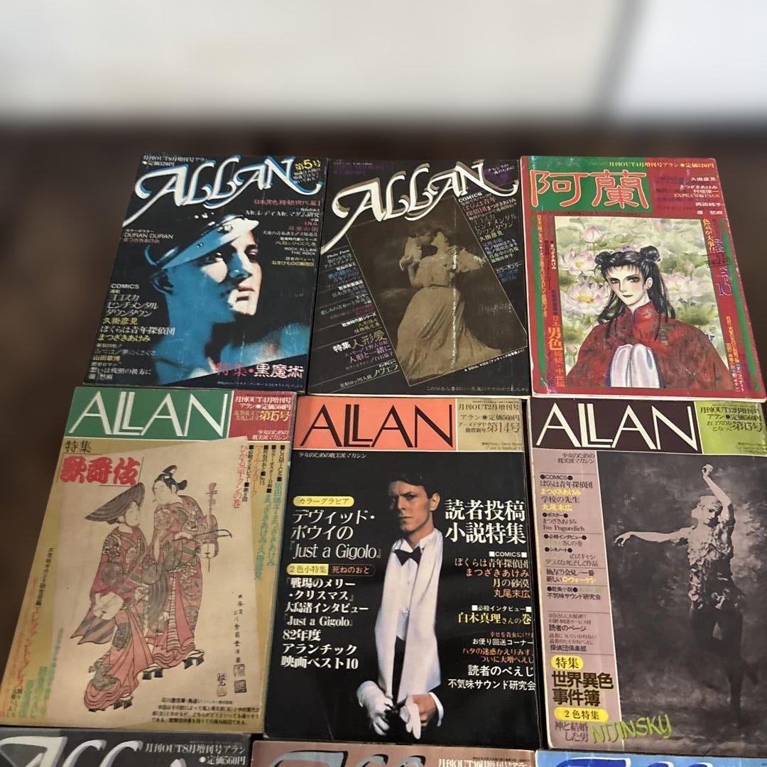 雑誌 ALLAN アラン 月刊OUT増刊号 19冊セット