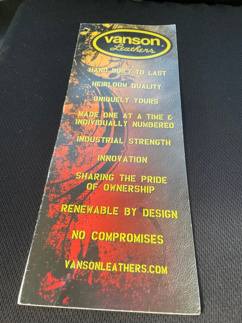 VANSON シングルレザージャケット　34サイズ　USA製