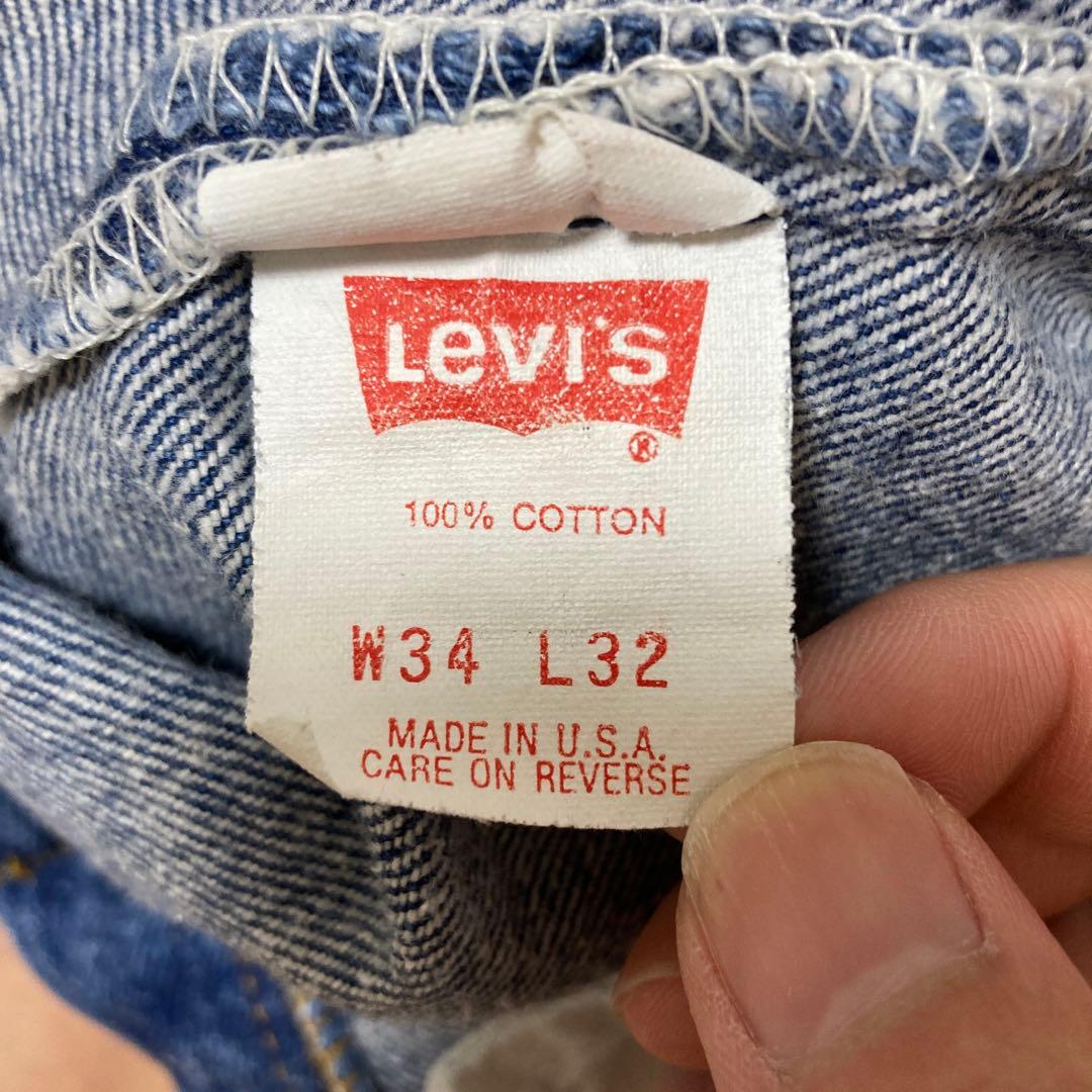 90s Levi’s 501 股割り ハチナナ 実寸W32 L29