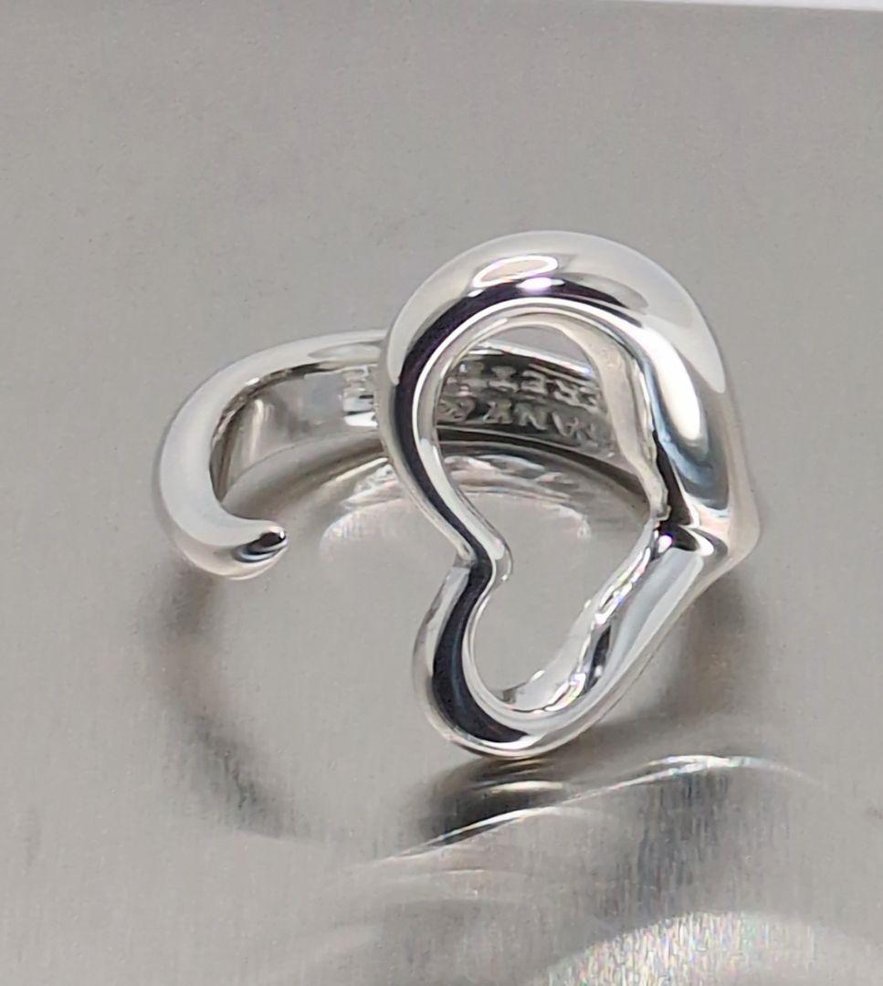 TIFFANY＆Co.　ティファニー　指輪　リング　オープンハート　9号1A