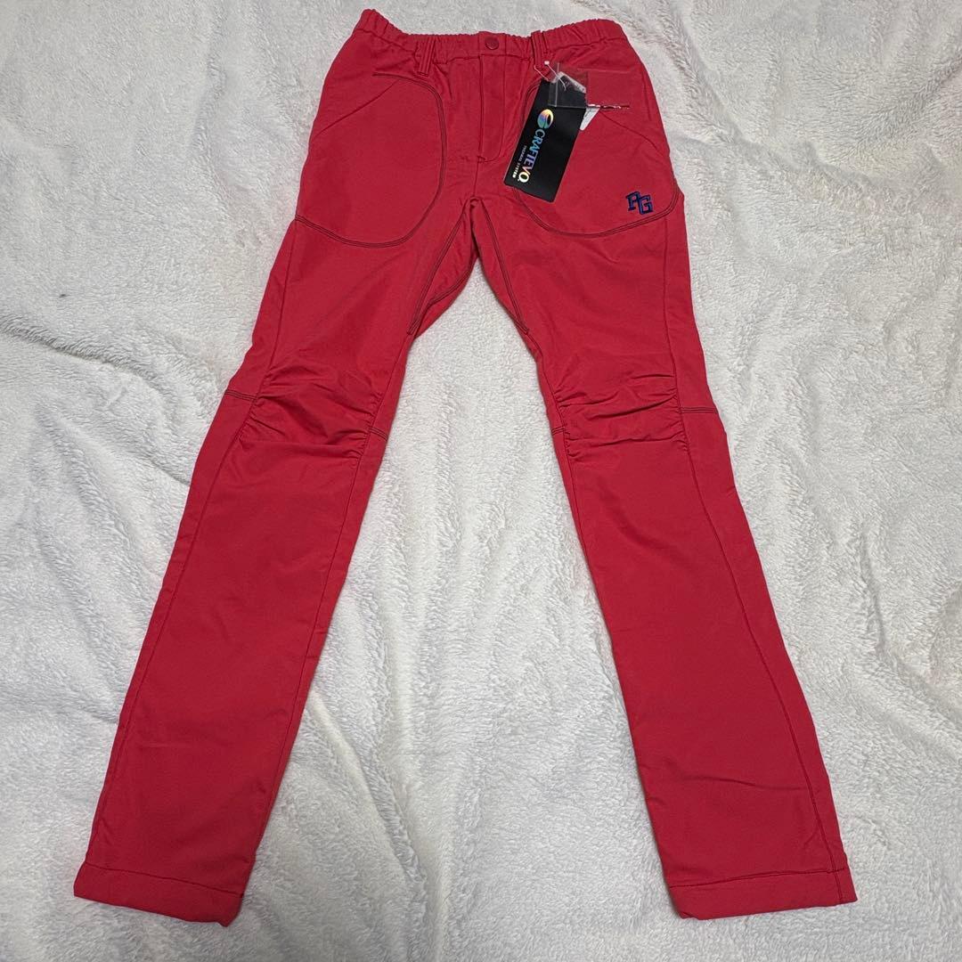新品タグ付 パーリーゲイツ サーマルパンツ レッド レディース 0 保温