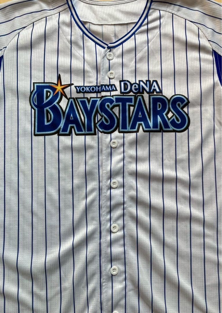 横浜DeNAベイスターズ　背番号なし　旧ホーム　ユニフォーム　Oサイズ
