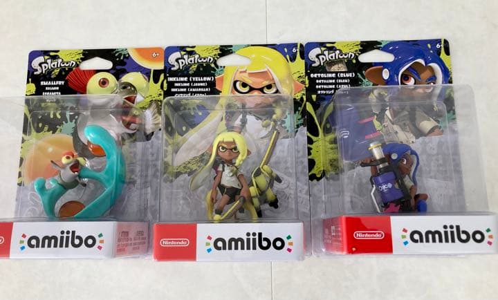 amiboスプラトゥーン3 ブルー・イエロー・コジャケ　各12 計36個セット