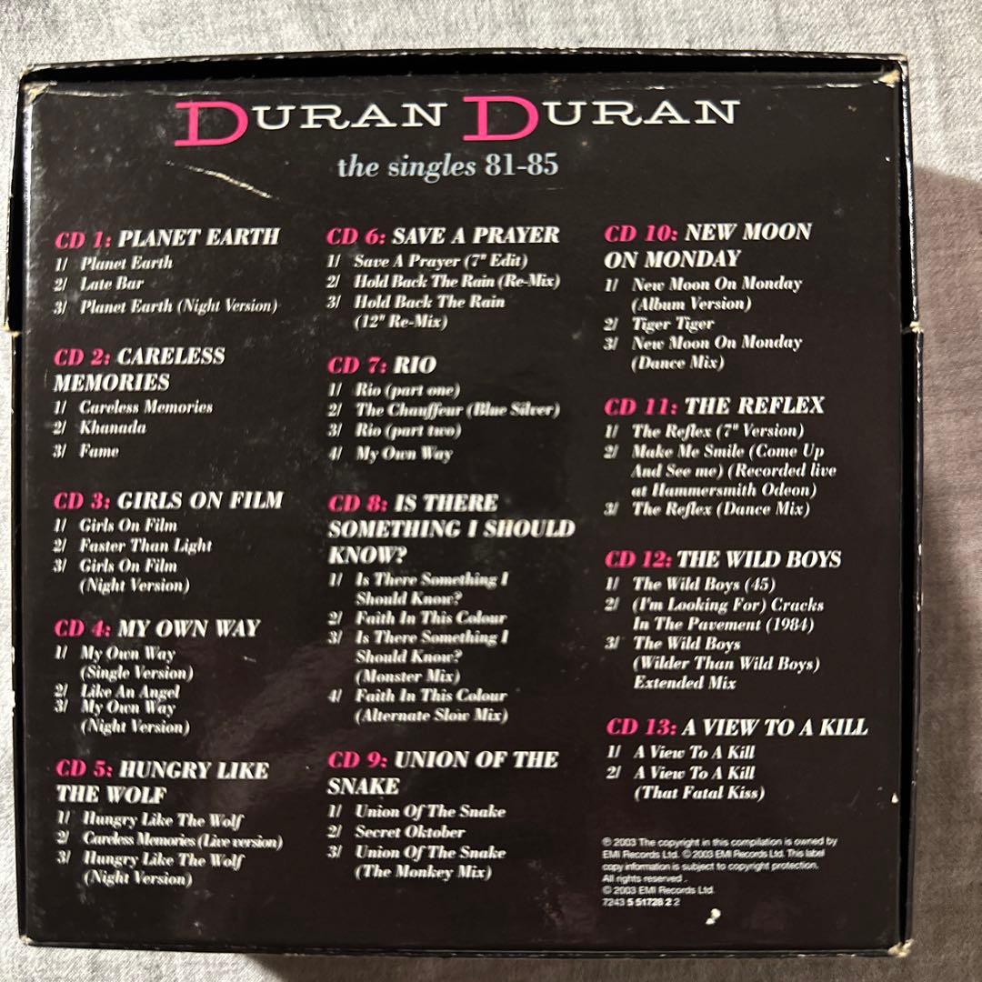 洋楽 DURAN DURAN THE SINGLES 81-85