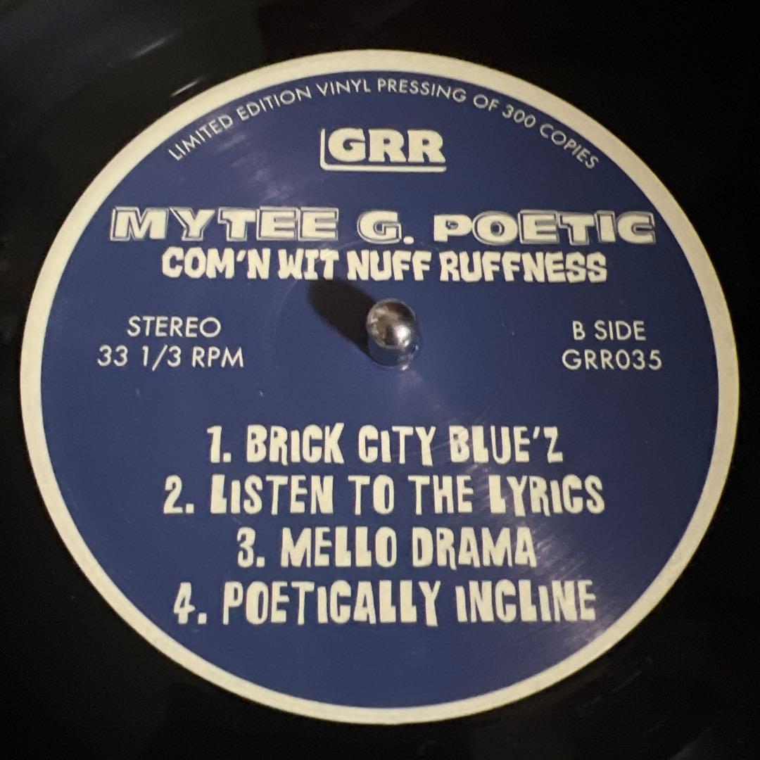 洋楽 Mytee G Poetic - Com'n Wit Nuff Ruffness