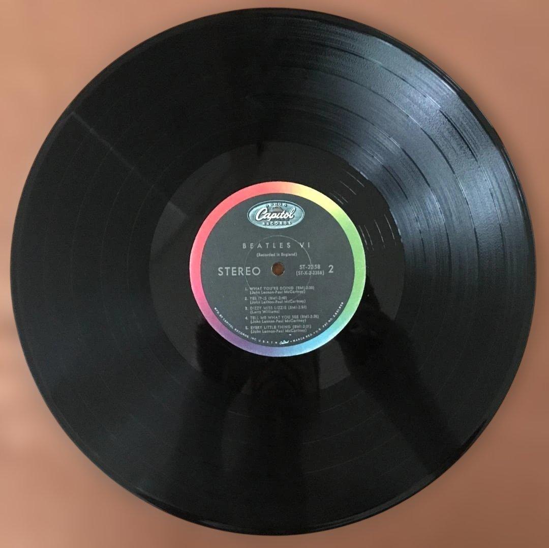 コレクターの方に！ 極美品「BEATLES Ⅵ 」最初期盤