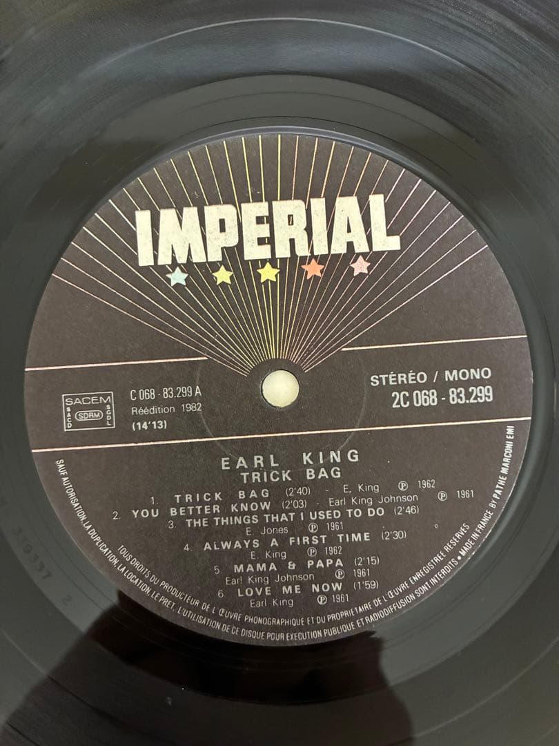 【LP】Earl King / Trick Bag