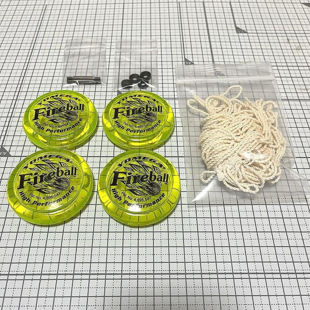 YOMEGA ファイヤーボール ナイスペセット 2個 イエロー ハイパーヨーヨー