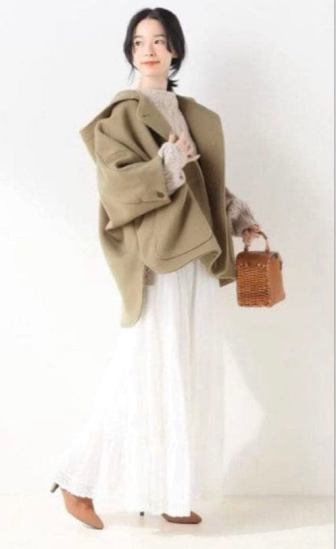 SLOBE IENAフード付きポンチョコート