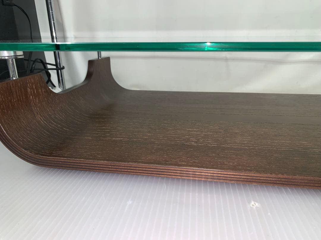 1s13. ニトリ センターテーブル ノルディック 強化ガラス ダークブラウン