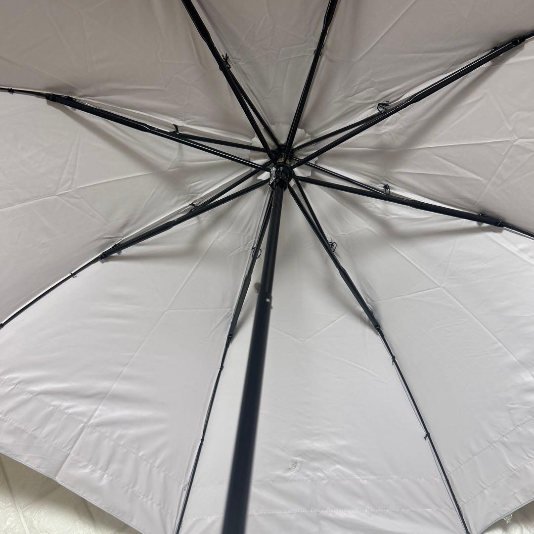 新品ジルスチュアート　コンパクト傘楽折り　晴雨兼用一級遮光　日傘　リボン