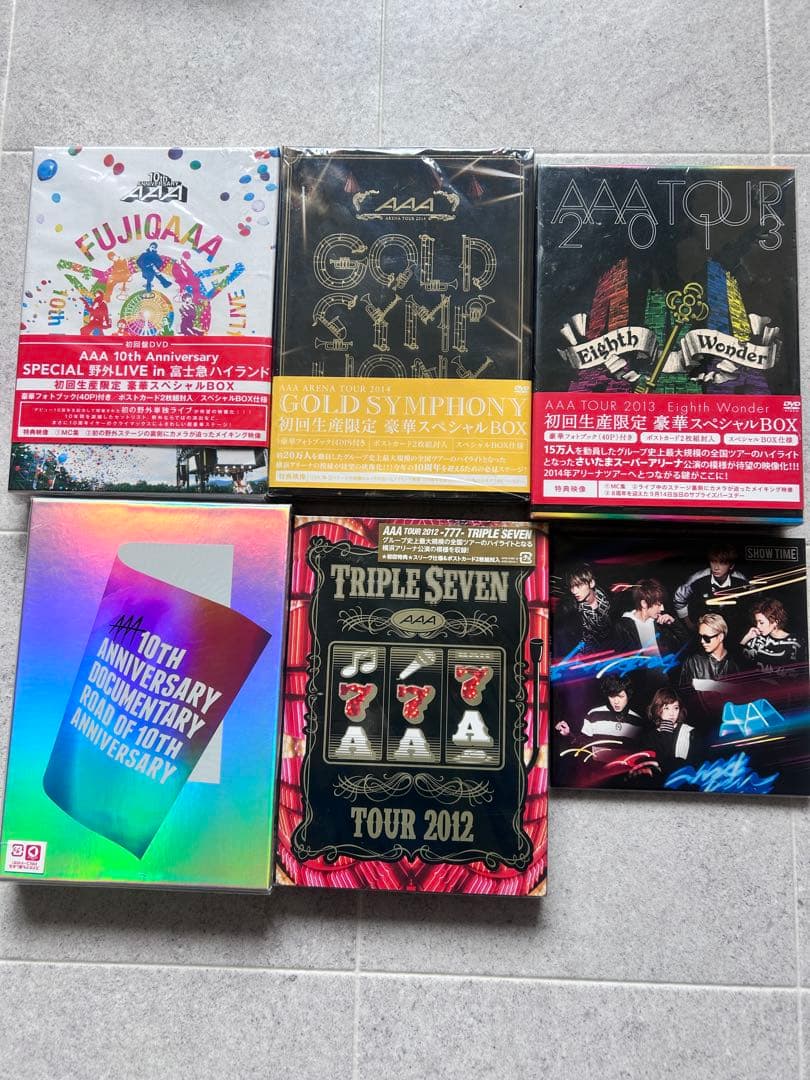 AAA DVDセット 10周年記念ライブなど