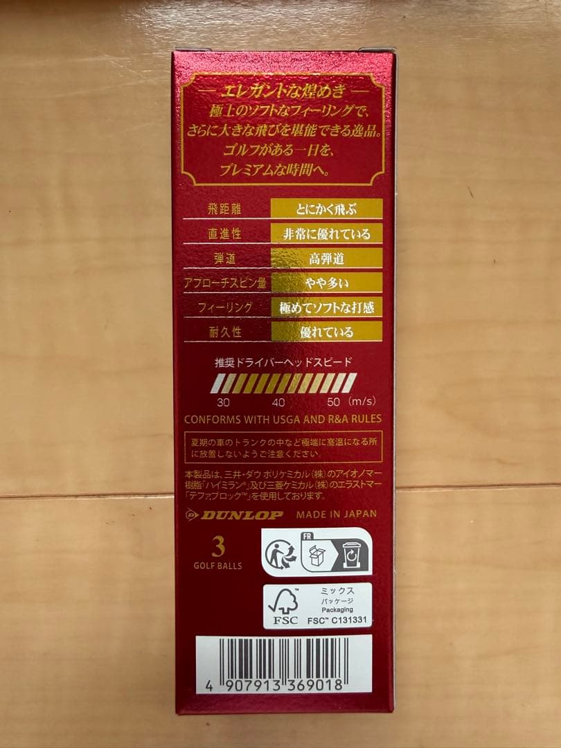 XXIO PREMIUMゴルフボール1ダース