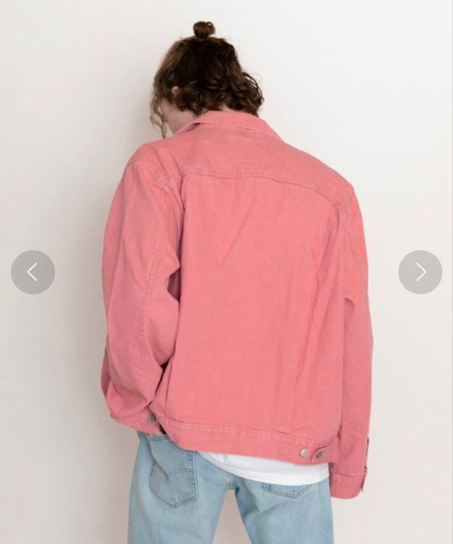 LEVI'S リーバイス プレミアム デニムジャケット サーモンピンク XL