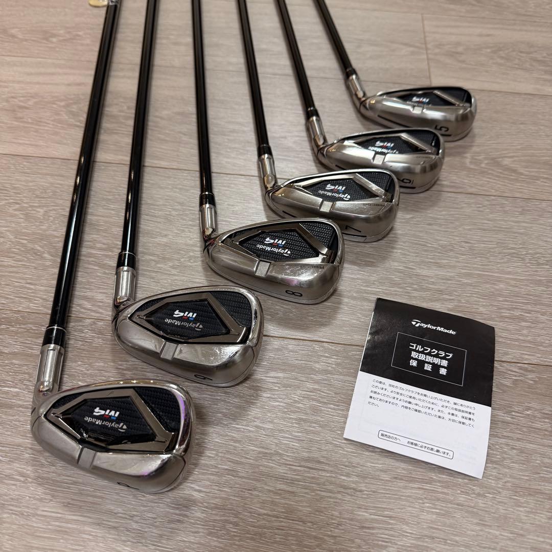 TaylorMade M4 アイアンセット 6本フルセット 純正カーボン S