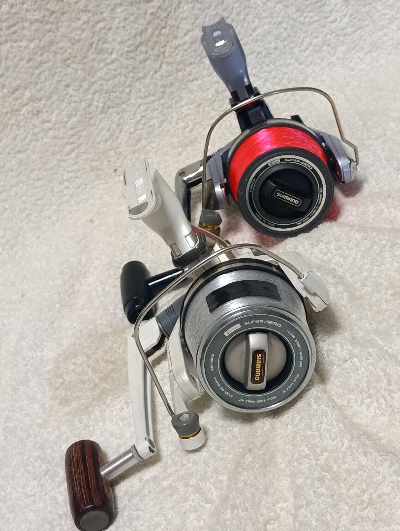 シマノスーパーエアロ7000&5000投げ釣り専用リールまとめて２台