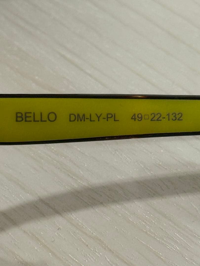 Eyevoll Bello サングラス ブラックイエロー　アイヴォル　アイボル