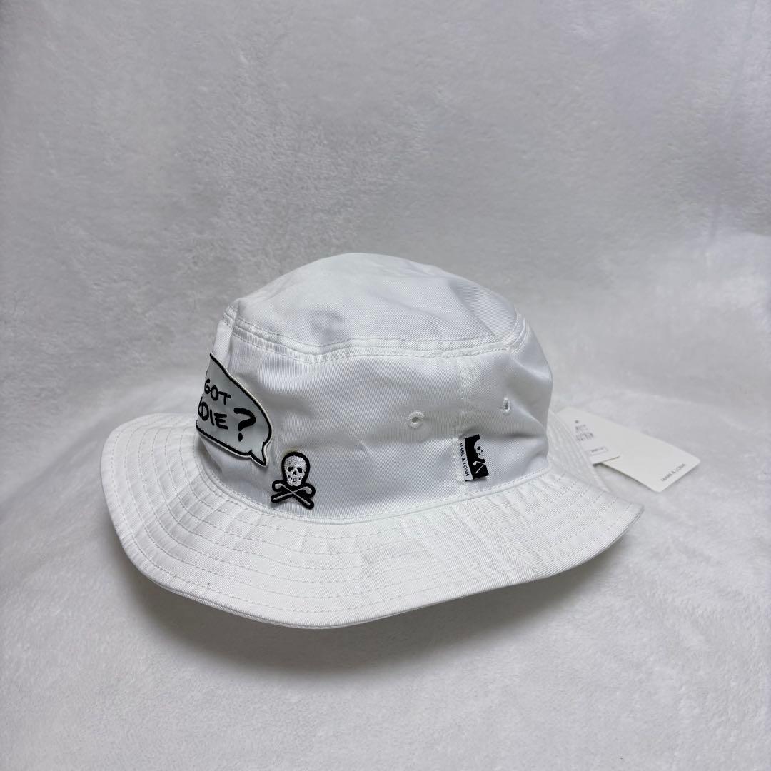 【新品タグ付】MARK & LONA スカルパッチ バケハ OFF WHITE
