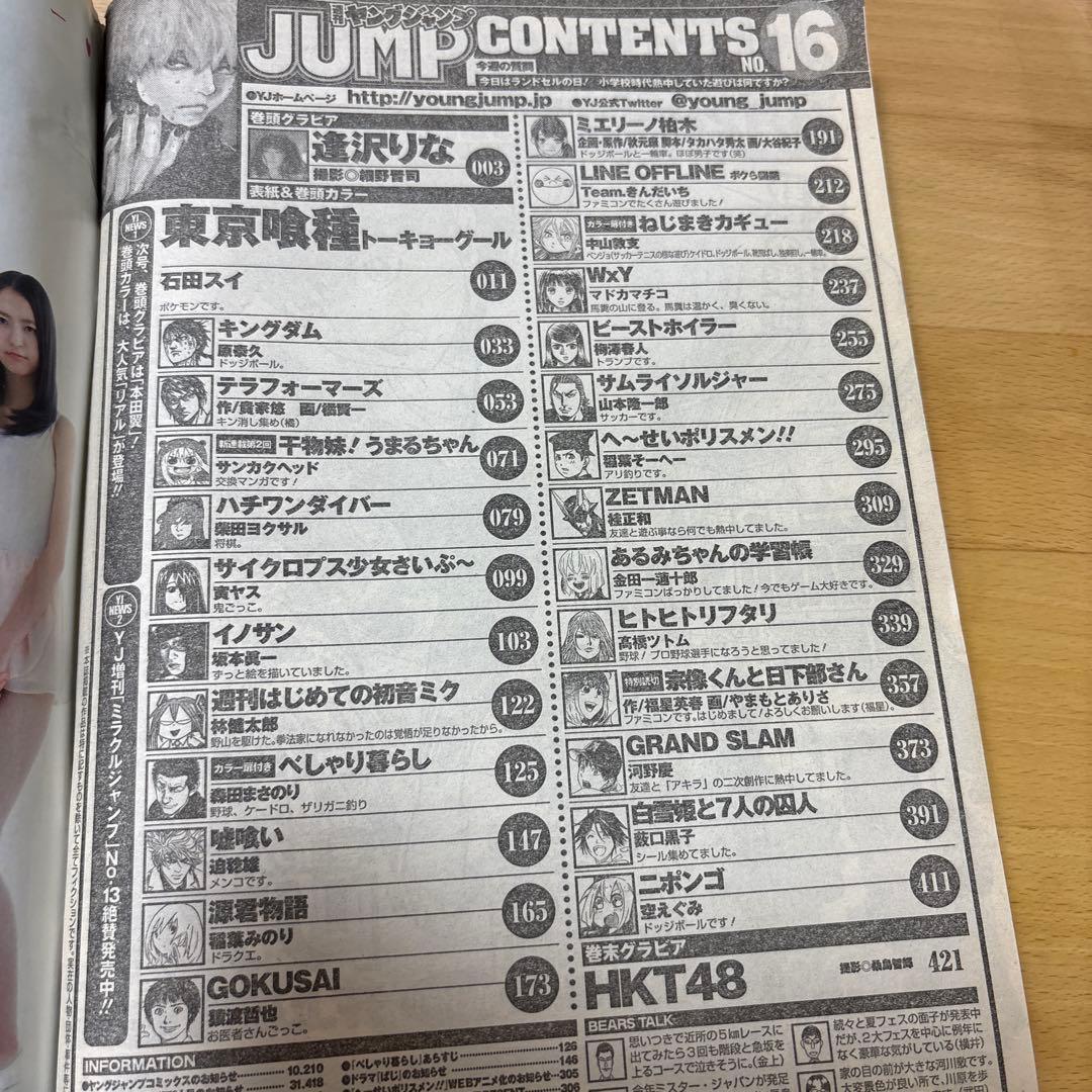 週刊ヤングジャンプ　2013年　No.16号