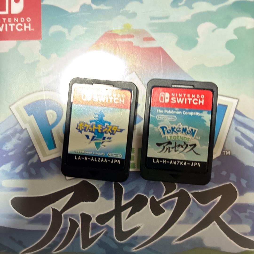 ポケモンソフトソード、アルセウスケース付き　読み込み確認済み　24時間以内に発送
