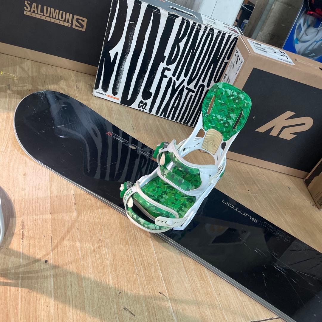 BURTON×SALOMON　バートン　最高峰レアモデル　サロモン　バイン付き
