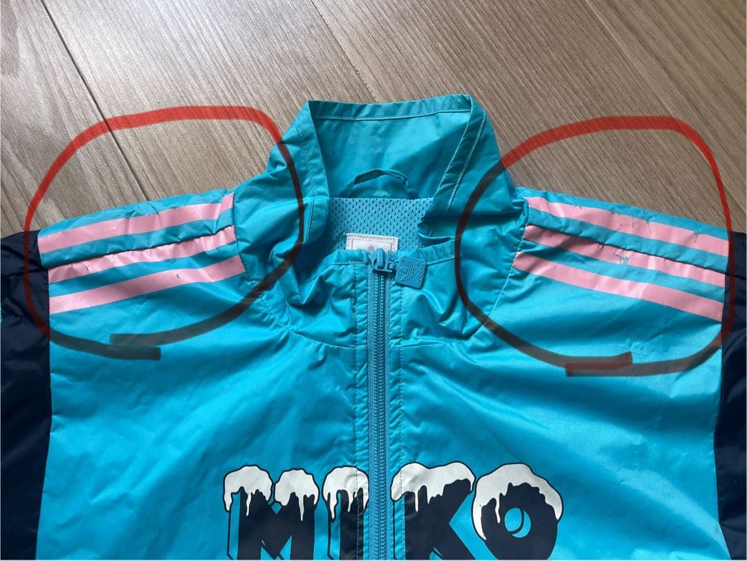 レア アディダス Miko Mercier ウィンドブレーカー